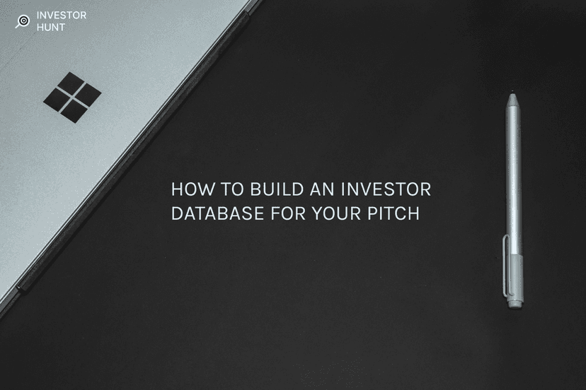 How to Build an Investor Database for Your Pitch?