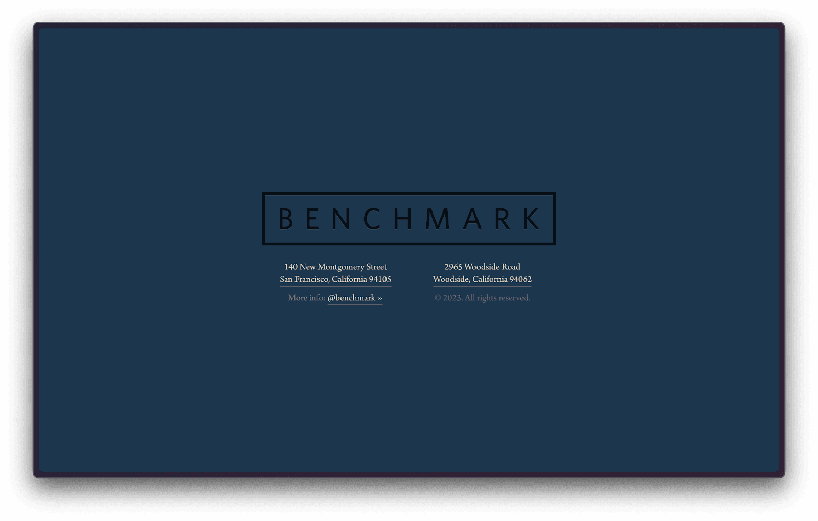 benchmark