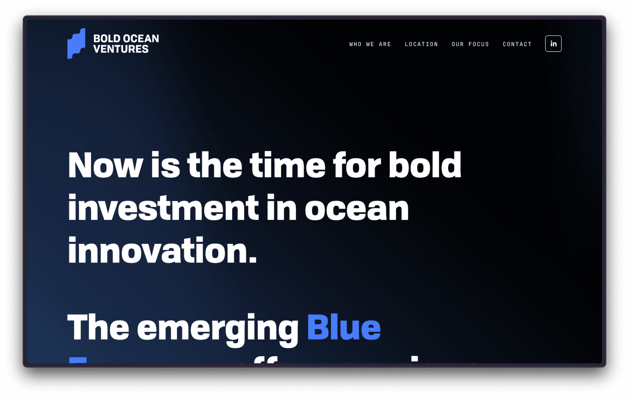 Bold Ocean Ventures